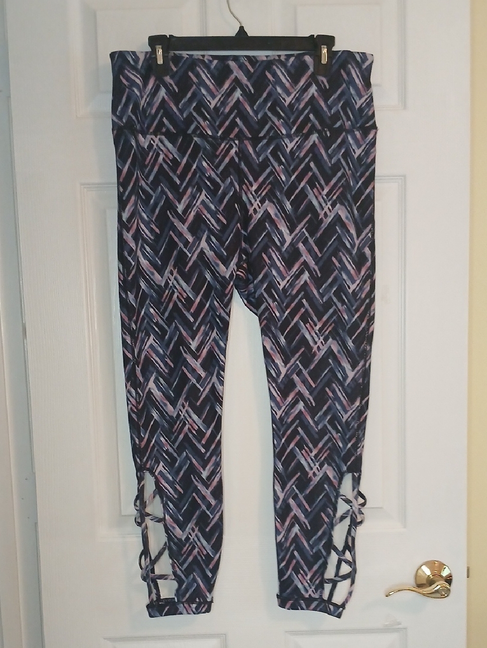 GAIAM Chevron Pattern Yoga Pants Women's XL